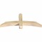 Ekena Millwork Bellingham Rough Sawn Timber Gable Bracket, Douglas Fir, 48"W x 20"H x 4"D x 4"F, 10/12 Pitch GBW048X20X0404BEL00RDF - alternate 2